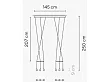 VIBIA WIREFLOW LINEAL 0338 lampa wisząca