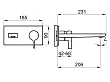 Noken Oxo Bateria Umywalkowa Podtynkowa Chrom 100283338