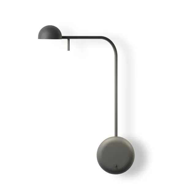 Vibia Pin Kinkiet Czarny 1680 04/10