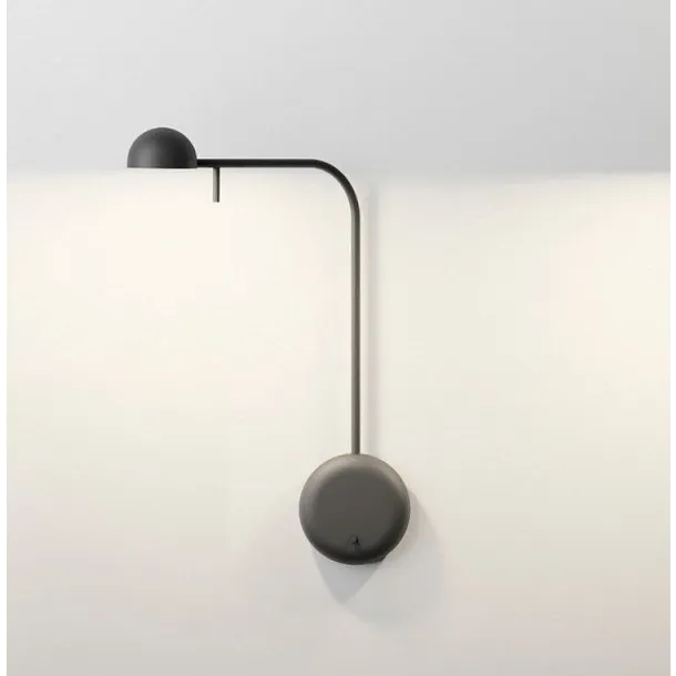 Vibia Pin Kinkiet Czarny 1680 04/10