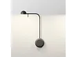 Vibia Pin Kinkiet Czarny 1680 04/10