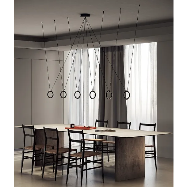 Lodes IVY V Lampa Wisząca Czarny Mat 3000K 17820 2035