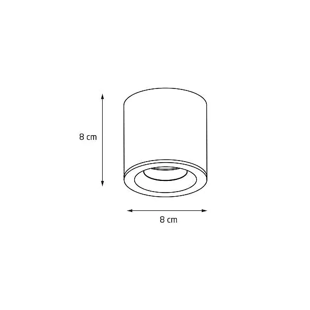 Lampa Sufitowa Form Czarna IP65 od Maxlight
