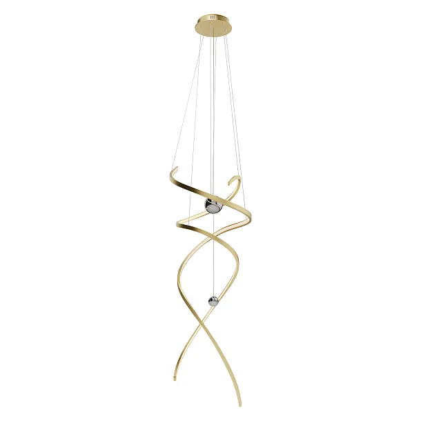 Lampa Wisząca Ritz Złoto Szczotkowane od Maxlight
