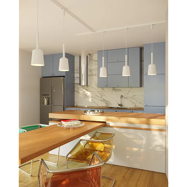 Lampa do Szynoprzewodu Tulipe Biała od Maxlight