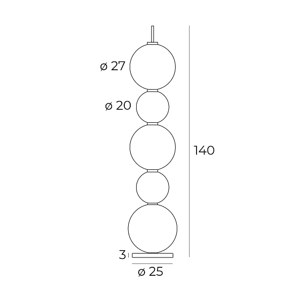 Lampa Podłogowa Tama od Maxlight