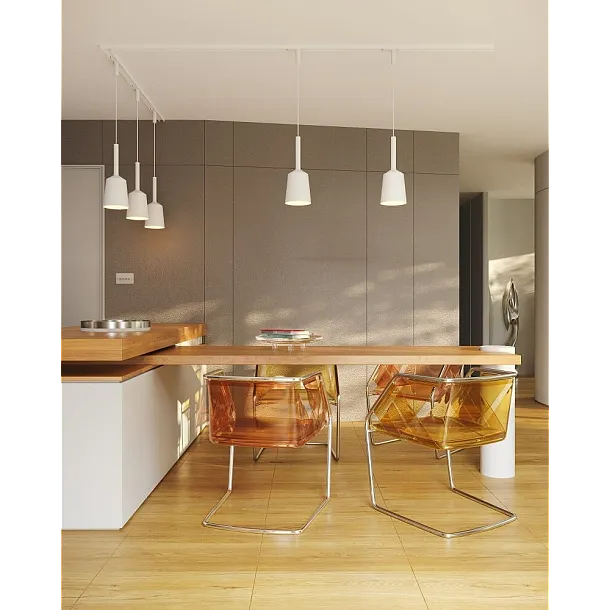 Lampa do Szynoprzewodu Tulipe Biała od Maxlight