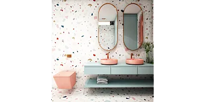 Lastryko w łazience: stylowy pomysł i niebanalna aranżacja