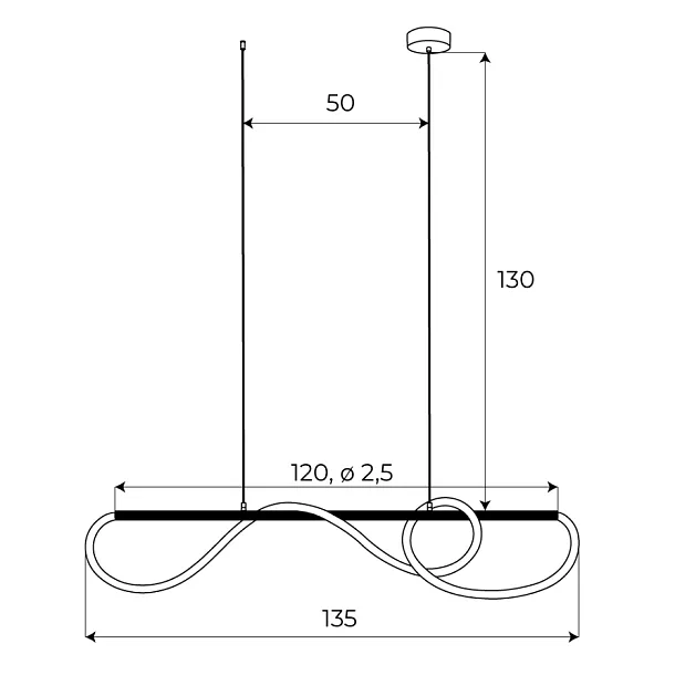 Lampa Wisząca Laguna od Maxlight
