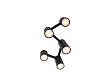 Lampa Sufitowa Laxer Czarna od Maxlight