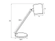 Lampa Biurkowa Laxer Czarna od Maxlight
