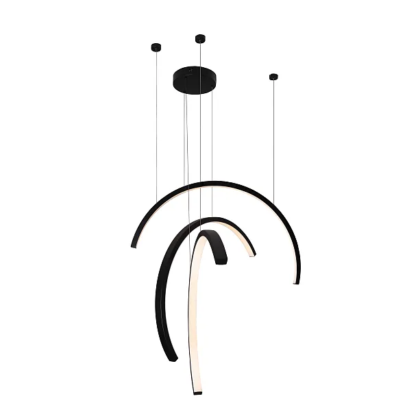 Lampa Wisząca Trio Arc Black Matt od Maxlight