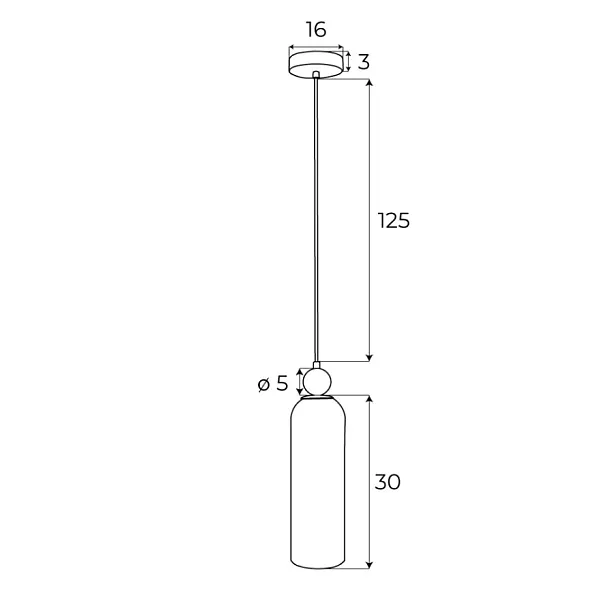 Lampa Wisząca Campanila Smoky Glass od Maxlight