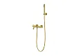Mobi Northern Gold Brushed Bateria wannowa termostatyczna z słuchawką prysznicową i wężem Złoto Szczotkowane NZW4234BG