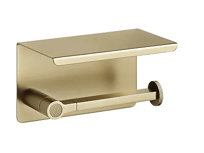 Uchwyt na papier toaletowy Northern Gold Brushed Złoto Szczotkowane od Mobi