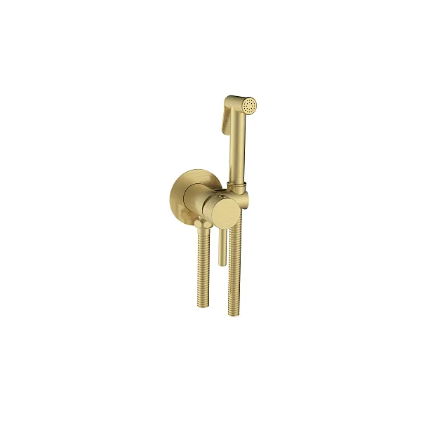 Bateria Bidetowa Podtynkowa Northern Gold Brushed Złoto Szczotkowane od Mobi