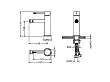 Mobi Northern Copper Brushed Bateria Bidetowa Mosiądz Szczotkowany NB4216CB