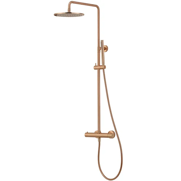 Kolumna natryskowa Northern Copper Brushed Termostat, Szczotkowany miedziany