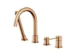 Mobi Northern Copper Brushed Bateria Wannowa 4-otworowa Miedź Szczotkowana NZW4235CB