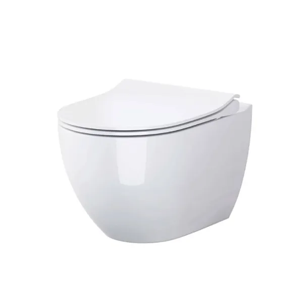 Mobi Parma Miska WC Podwieszana 52x36 rimless z deską wolnoopadającą MCM012