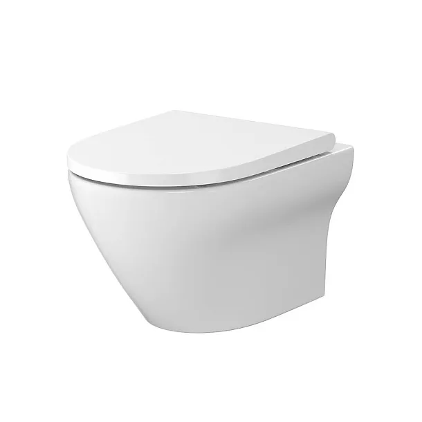 Mobi Palermo Miska WC Podwieszana 52x36 rimless z deską wolnoopadającą MCM006