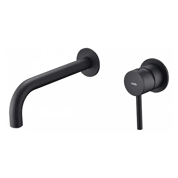 Mobi Liva Black Bateria Umywalkowa Podtynkowa Czarna 371233BL