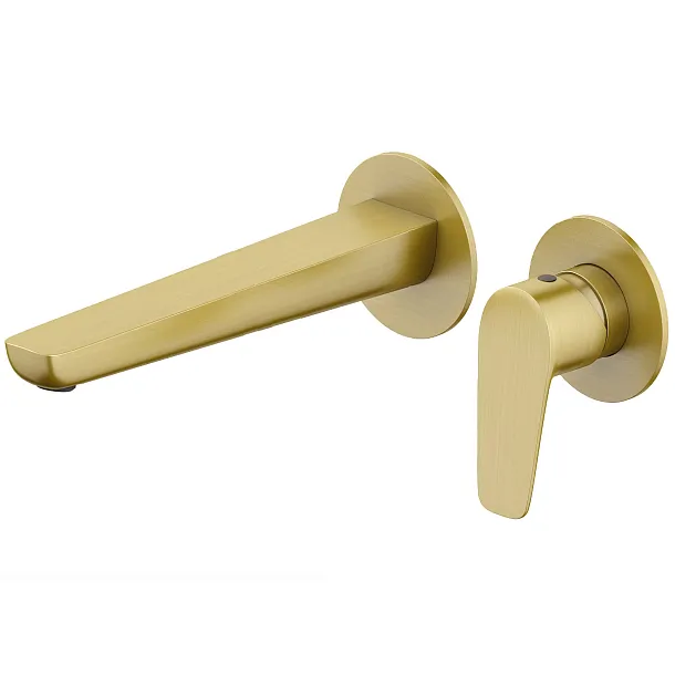 BATERIA UMYWALKOWA PODTYNKOWA NATURE GOLD BRUSHED OD MOBI