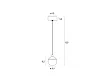 Lampa Wisząca Cometshine od Maxlight