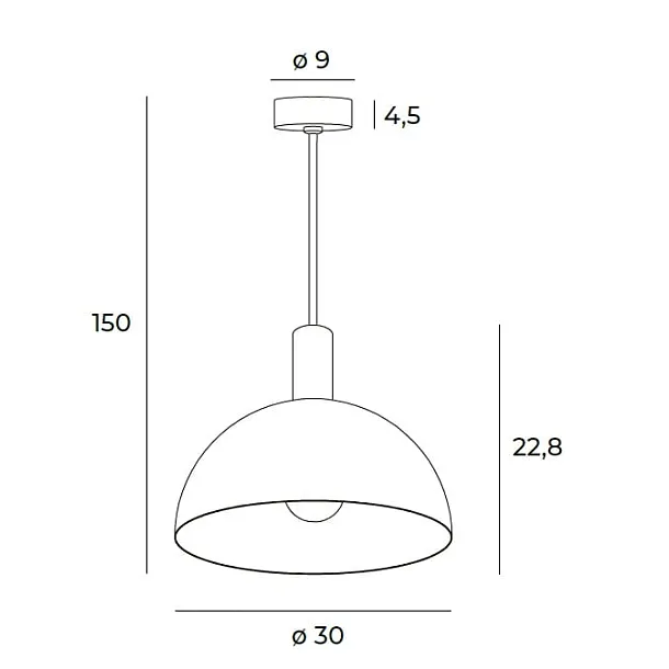 Lampa Wisząca Luisant od Maxlight