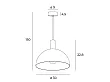 Lampa Wisząca Luisant od Maxlight