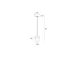Lampa Wisząca Cometshine od Maxlight
