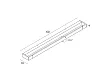 Kinkiet Flink Biały 60cm IP44 od Maxlight