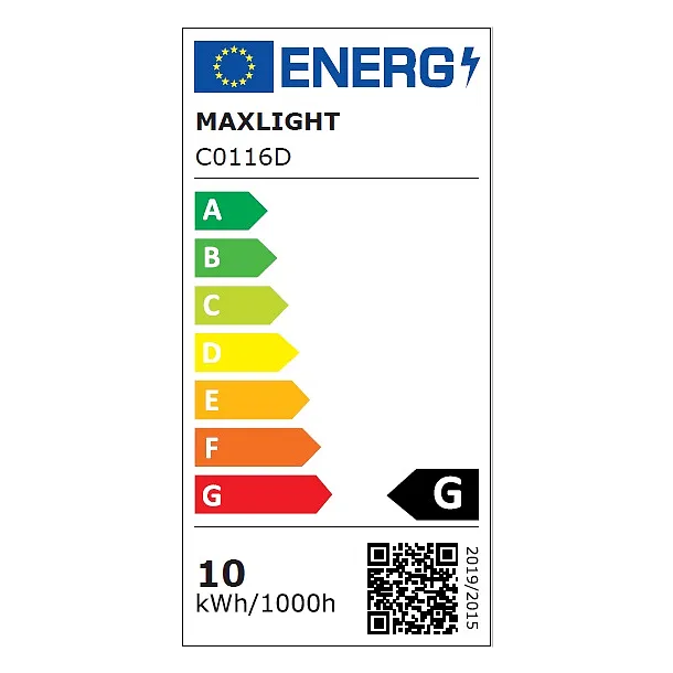 Maxlight Organic Copper plafon mały ściemnialny C0116D