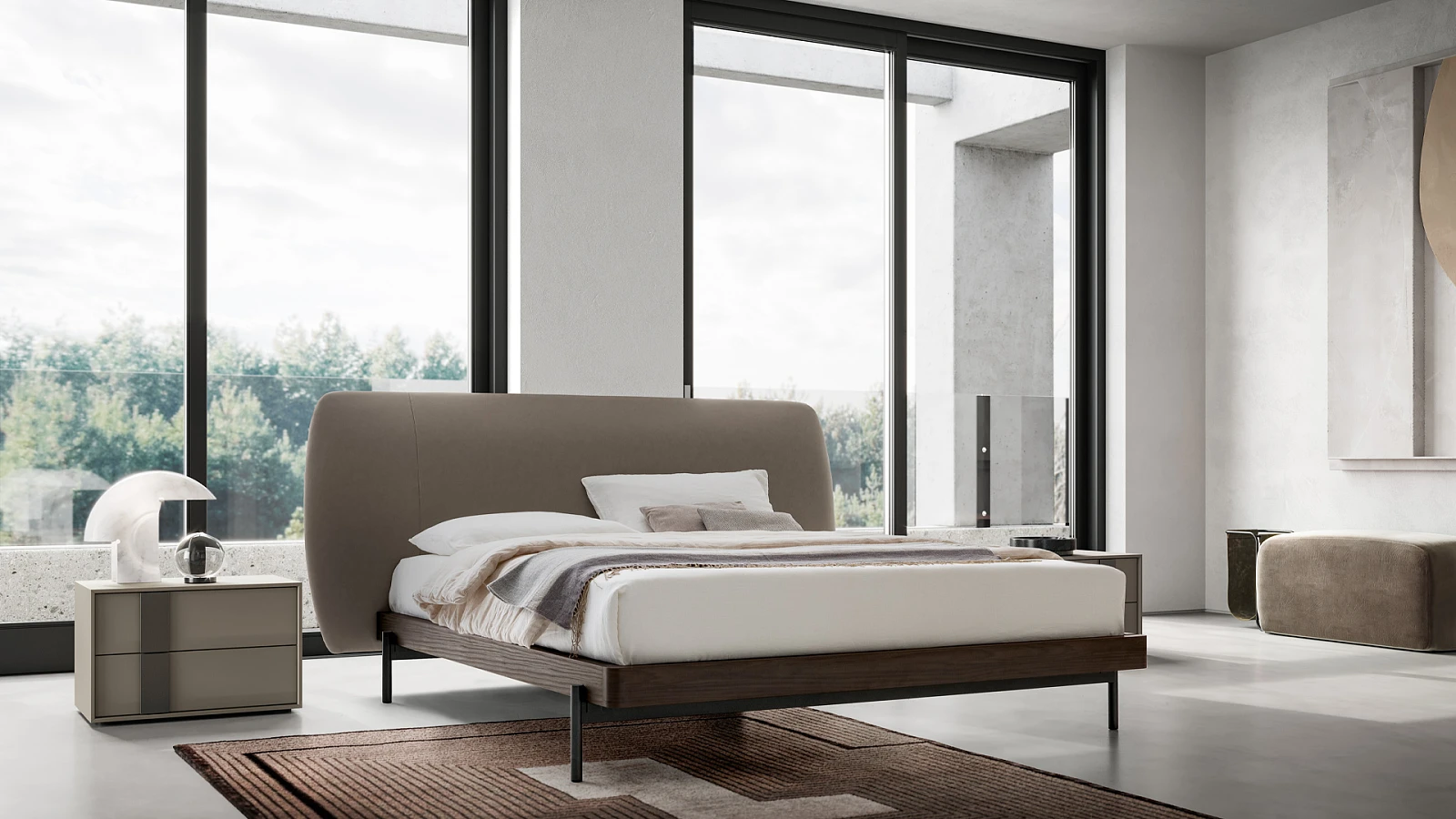 Pomysł na minimalistyczną sypialnię