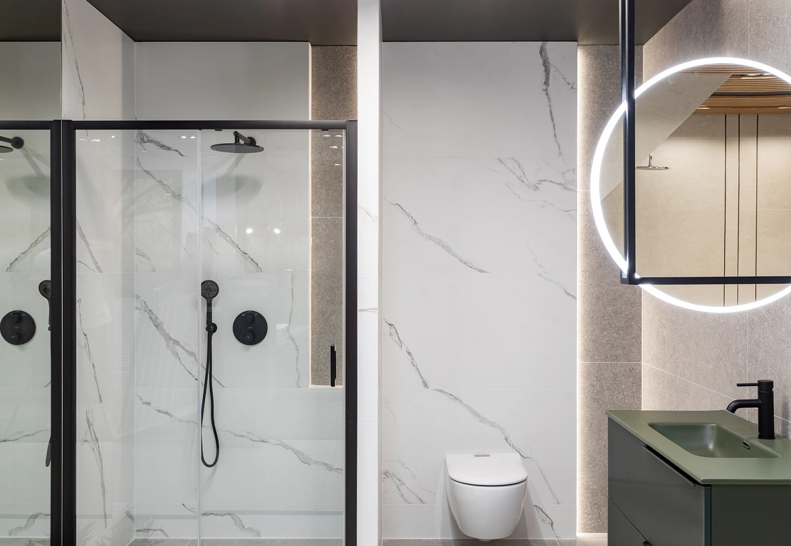 0C1A9675.jpg Wnętrze Pełne Subtelnych Kontrastów — Elegancka Łazienka | Wyposażenie wnętrz MAXFLIZ