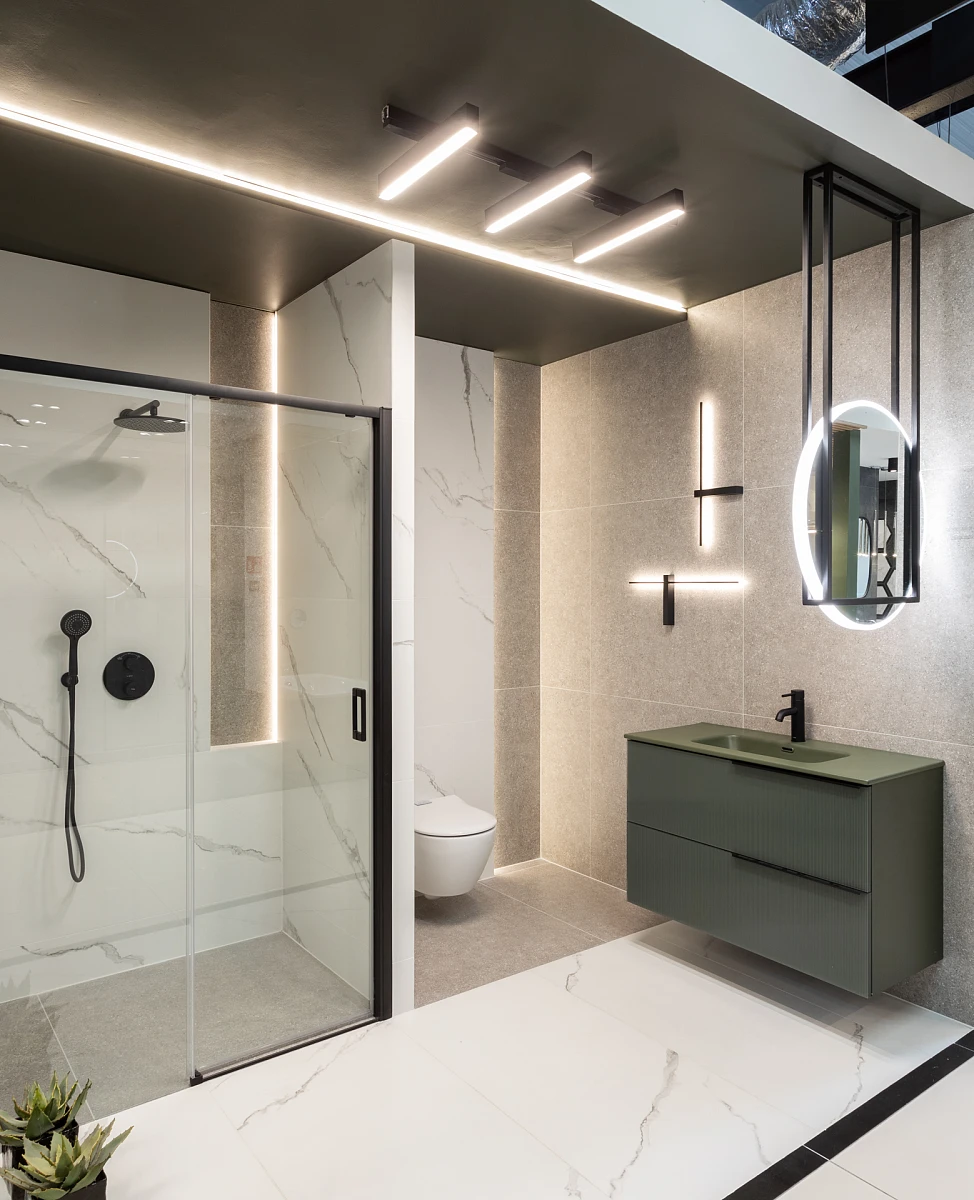 0C1A9677.jpg Wnętrze Pełne Subtelnych Kontrastów — Elegancka Łazienka | Wyposażenie wnętrz MAXFLIZ
