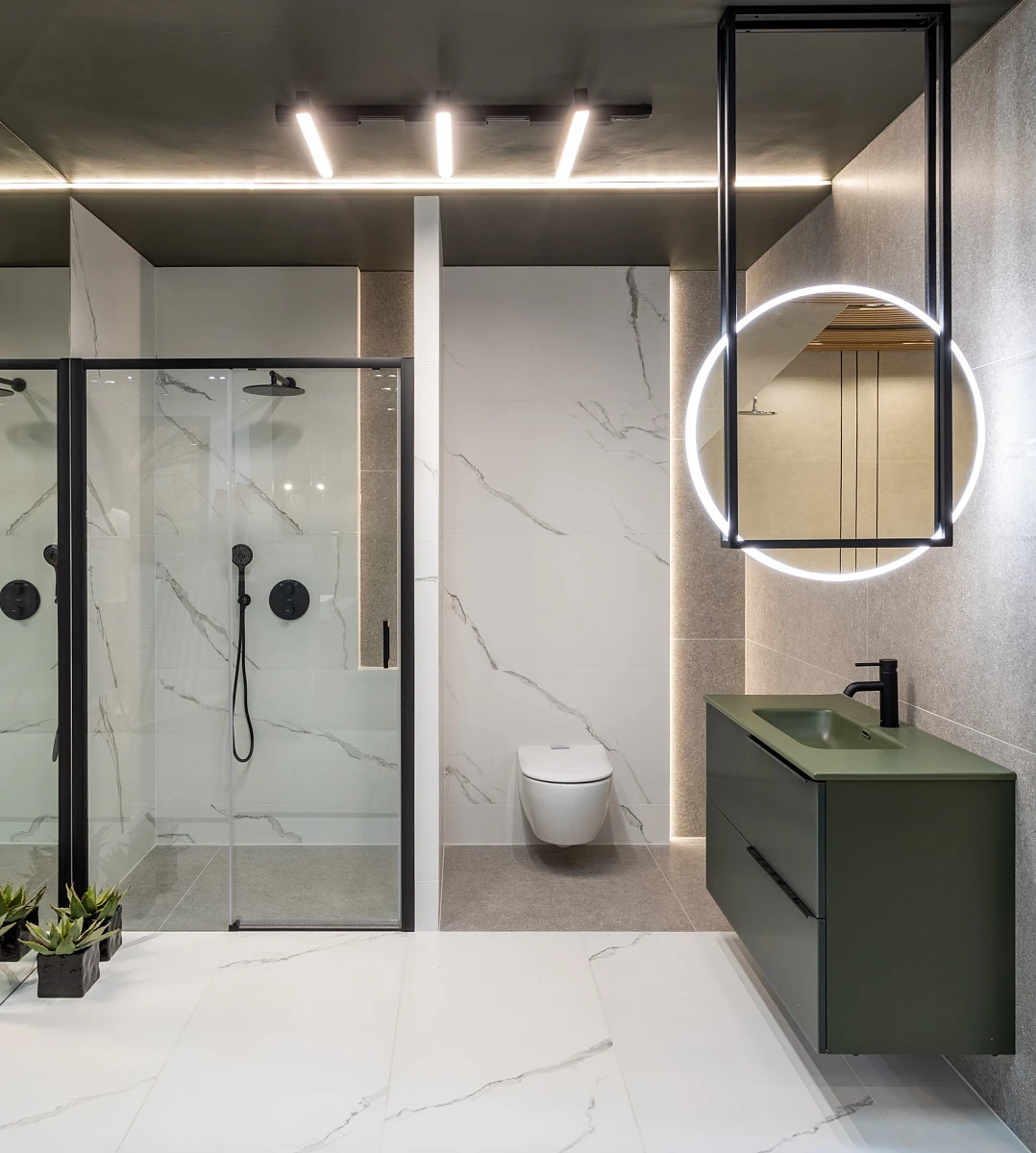 0C1A9671-HDR.jpg Wnętrze Pełne Subtelnych Kontrastów — Elegancka Łazienka | Wyposażenie wnętrz MAXFLIZ