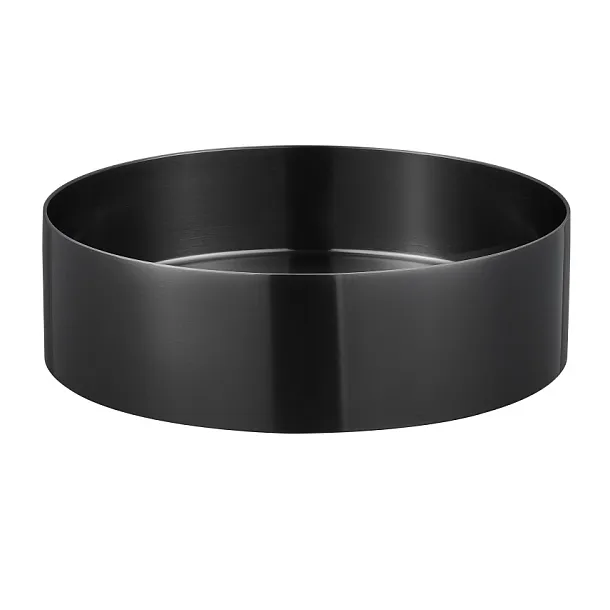 MOBI STEEL Umywalka Nablatowa 38x11 Gunmetal Brushed