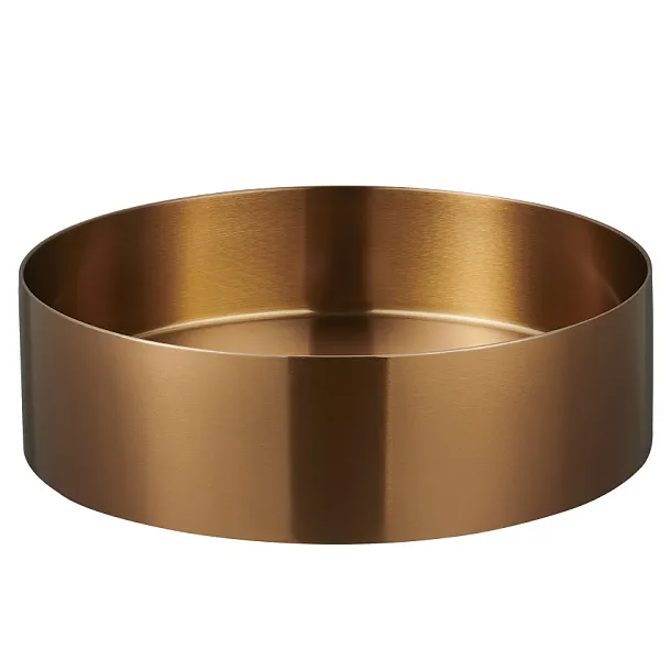 STEEL UMYWALKA NABLATOWA STAL NIERDZEWNA 38X11 COPPER BRUSHED ST.38.11.BC