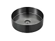 MOBI STEEL Umywalka Nablatowa 38x11 Gunmetal Brushed