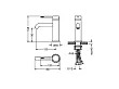 Bateria Umywalkowa Niska Northern Chrome od Mobi