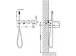Mobi Northern Chrome Bateria Wannowa 4-otworowa Podtynkowa Chrom NZW4238CA