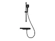 Termostatyczny Natynkowy Zestaw Wannowy Switch System Black Mat Czarny Mat od Mobi