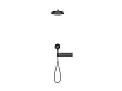 Natryskowy Zestaw Podtynkowy witch System Black Matt Czarny Mat od Mobi