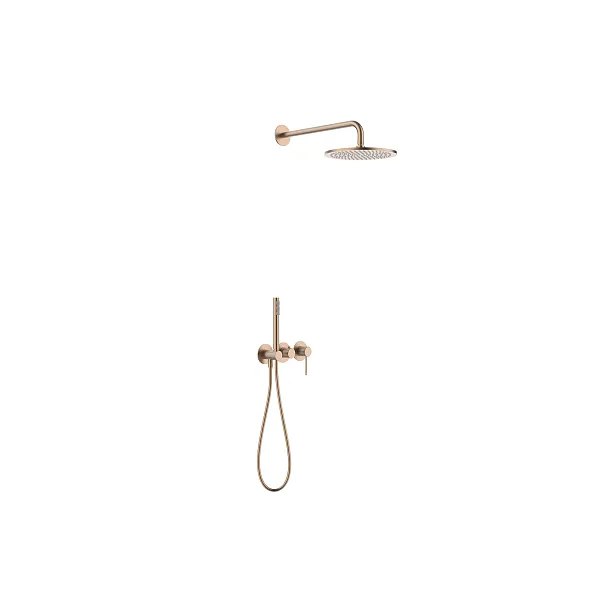 Mobi Northern Bauhaus Edition Copper Brushed Natryskowy Zestaw Podtynkowy Miedź Szczotkowana NZP4270CB