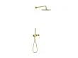 Mobi Northern Bauhaus Edition Gold Brushed Natryskowy Zestaw Podtynkowy Złoto Szczotkowane NZP4270BG