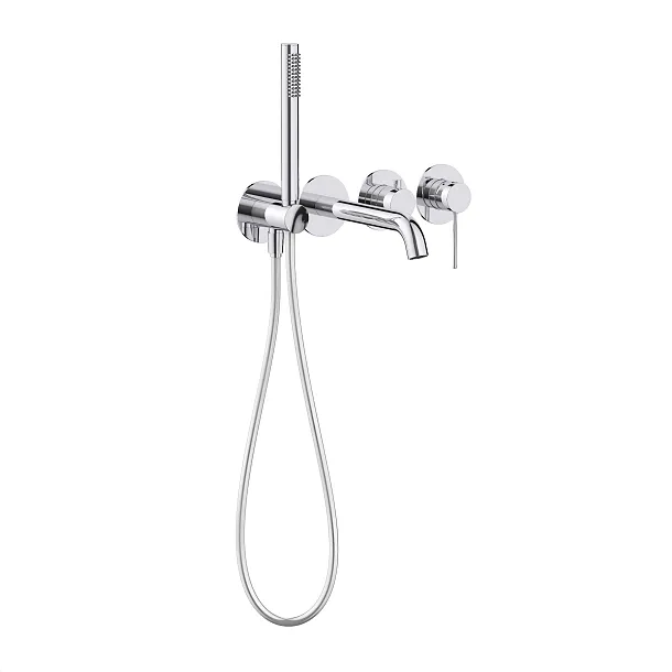 Mobi Northern Chrome Bateria Wannowa 4-otworowa Podtynkowa Chrom NZW4238CA