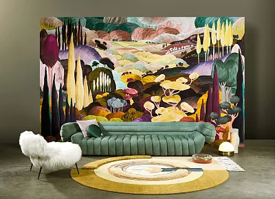Tapeta_botaniczna_retro_ Décors_Panoramiques.jpg Zainspiruj Się Designem | Blog Maxfliz