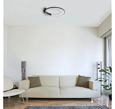 Plafon Velvet Czarny 60cm od Maxlight