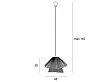 Lampa Wisząca Amalfi II Natural od Maxlight